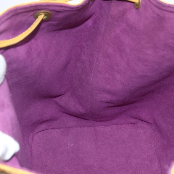 Authentic LOUIS VUITTON Epi Petit Noe Shoulder Bag Yellow M44109 LV - Picture 8 of 16